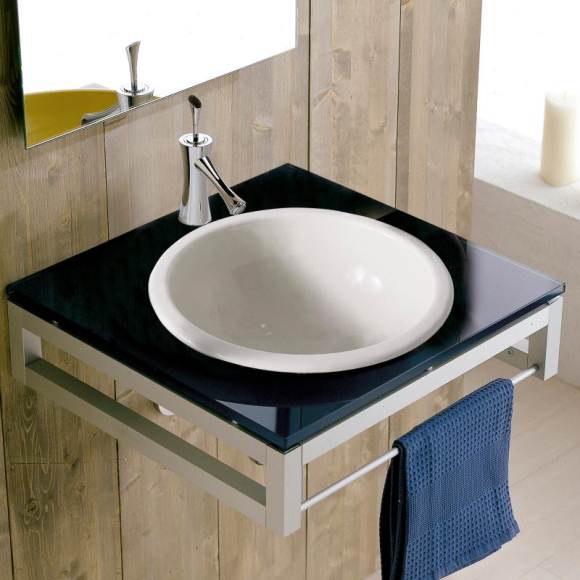 Раковина Scarabeo LAVABI D’ARREDO встраиваемая сверху без перелива без отверстий цвет белый 8020 Раковина Scarabeo LAVABI D’ARREDO встраиваемая сверху без перелива без отверстий цвет белый 8020